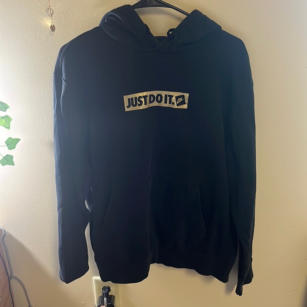 Nike black sweater…super comfortable!